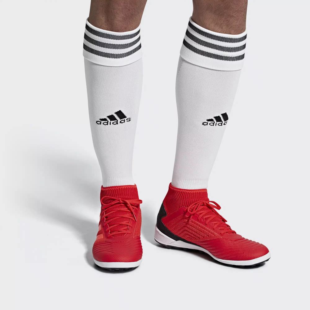 Adidas Predator Tango 19.3 Turf Tenis De Futbol Rojos Para Mujer (MX-97491)